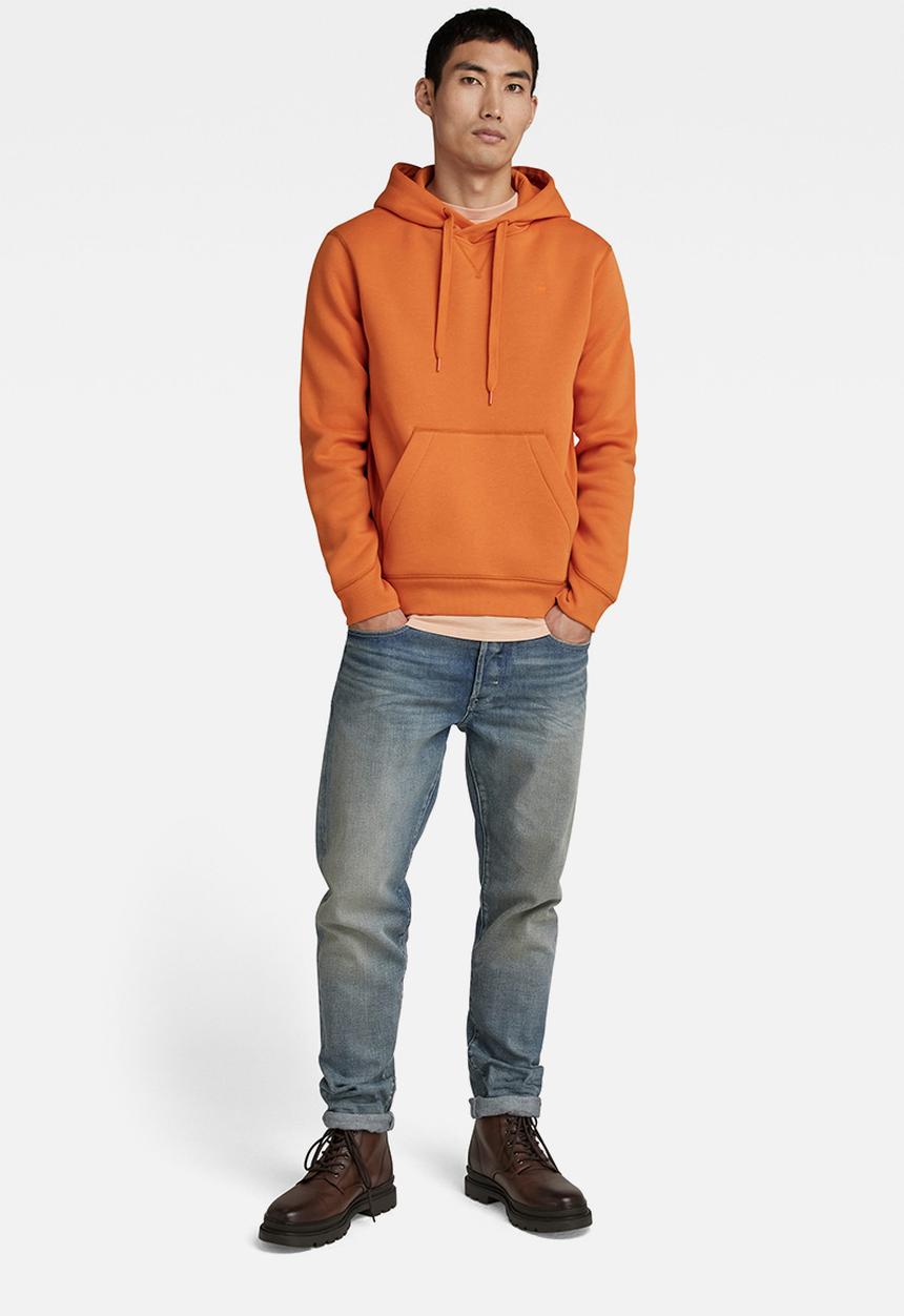 G-STAR - Premium core hood long sleeve - orange