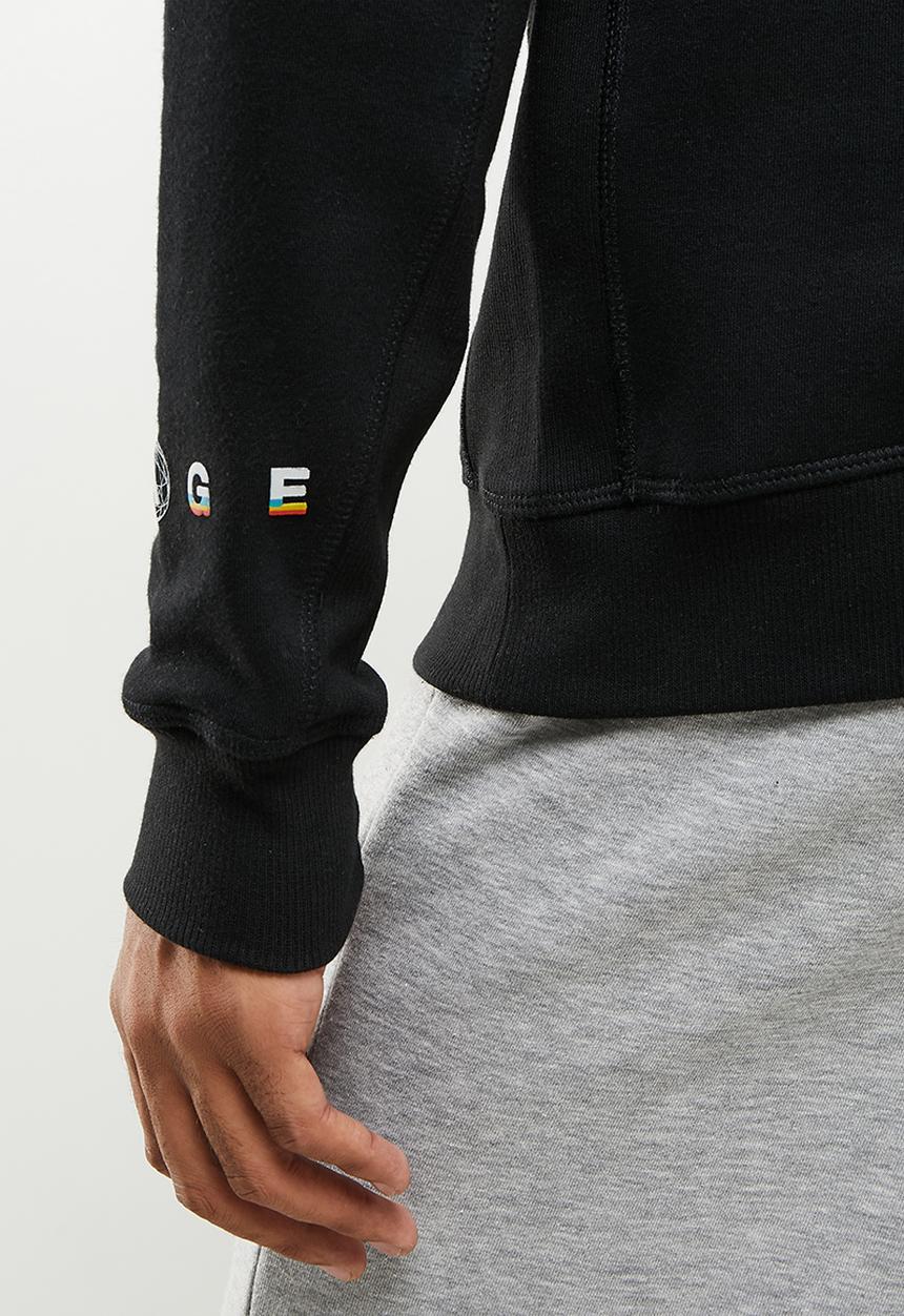 Fox - Relm crew fleece - black
