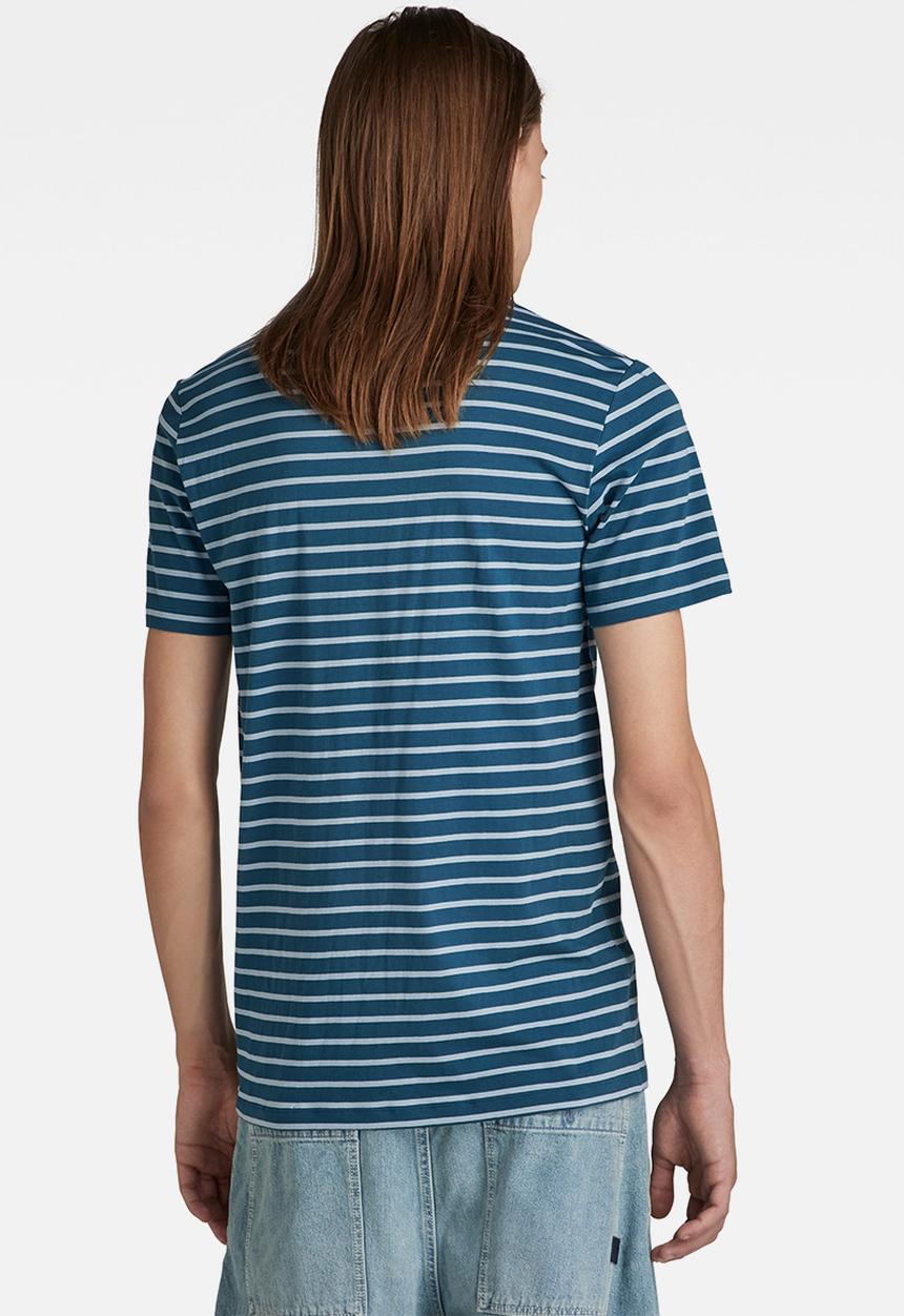 G-STAR - Stripe slim t - nitro & ash blue stripe