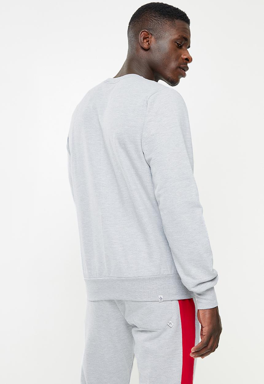 Original Penguin - Split sweat - grey & red