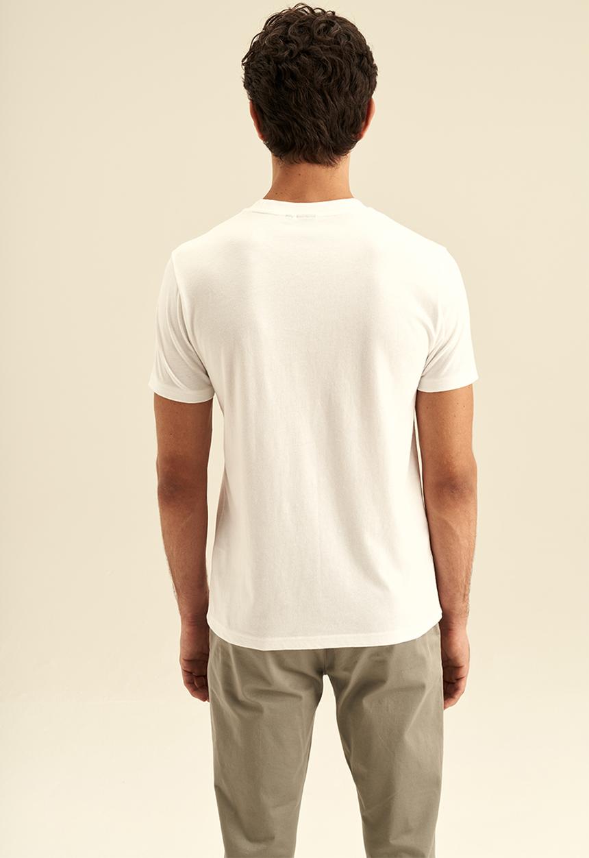 POLO - Box Print logo short sleeve Tee - White