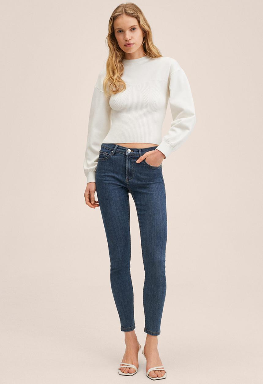 MANGO - Jeans elsa - open blue