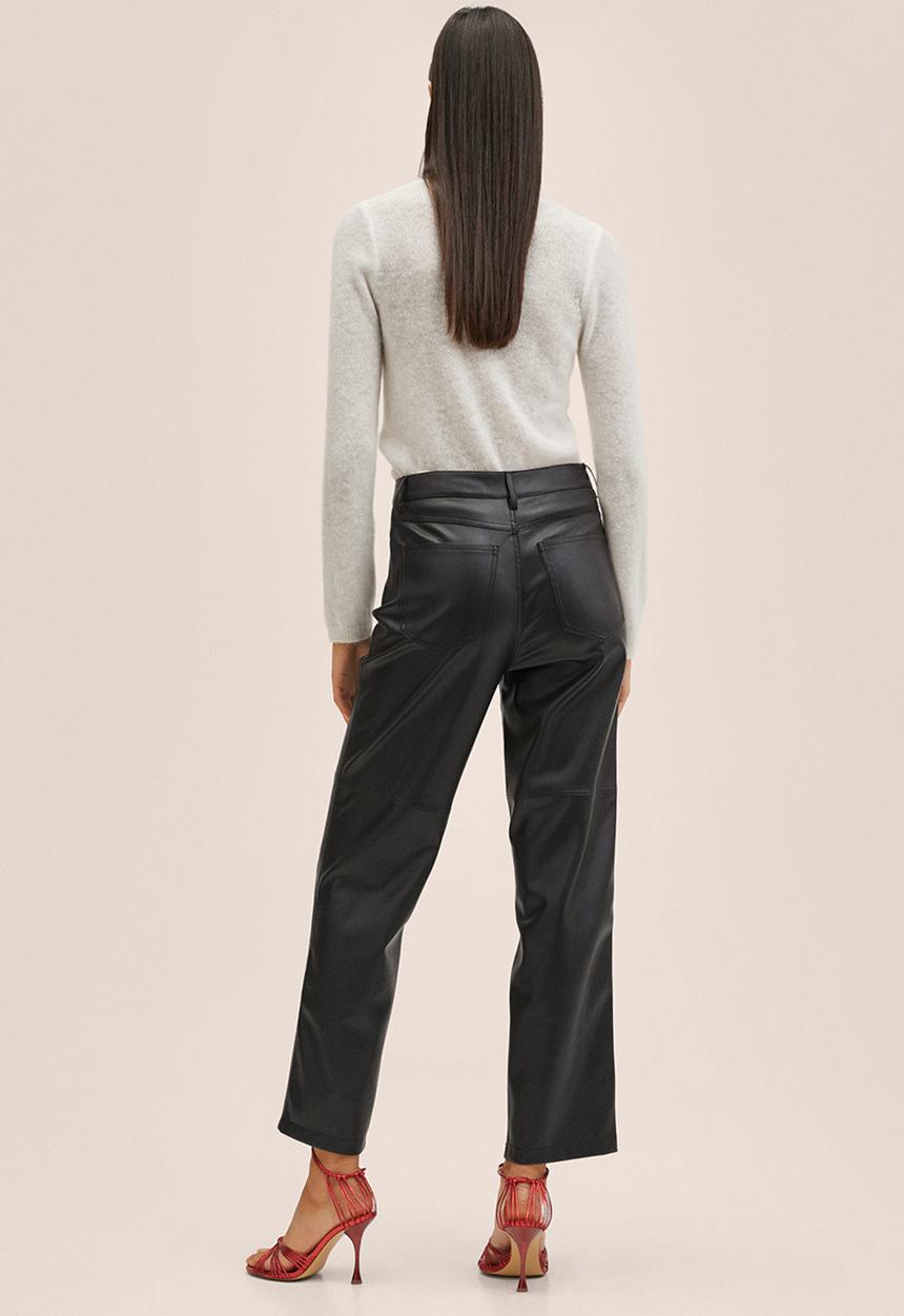 MANGO - Trousers lille - black