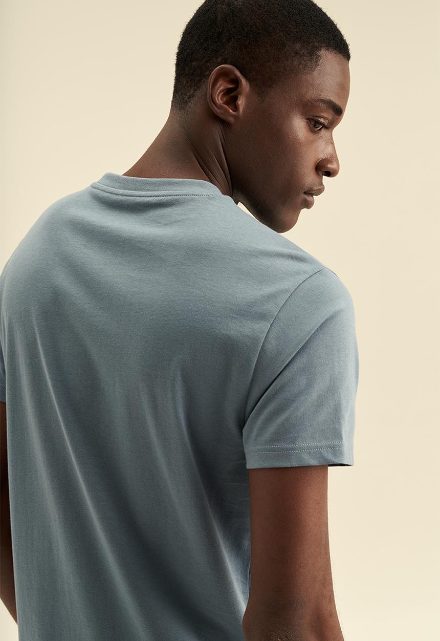 POLO - PJC Print short sleeve Tee - Blue