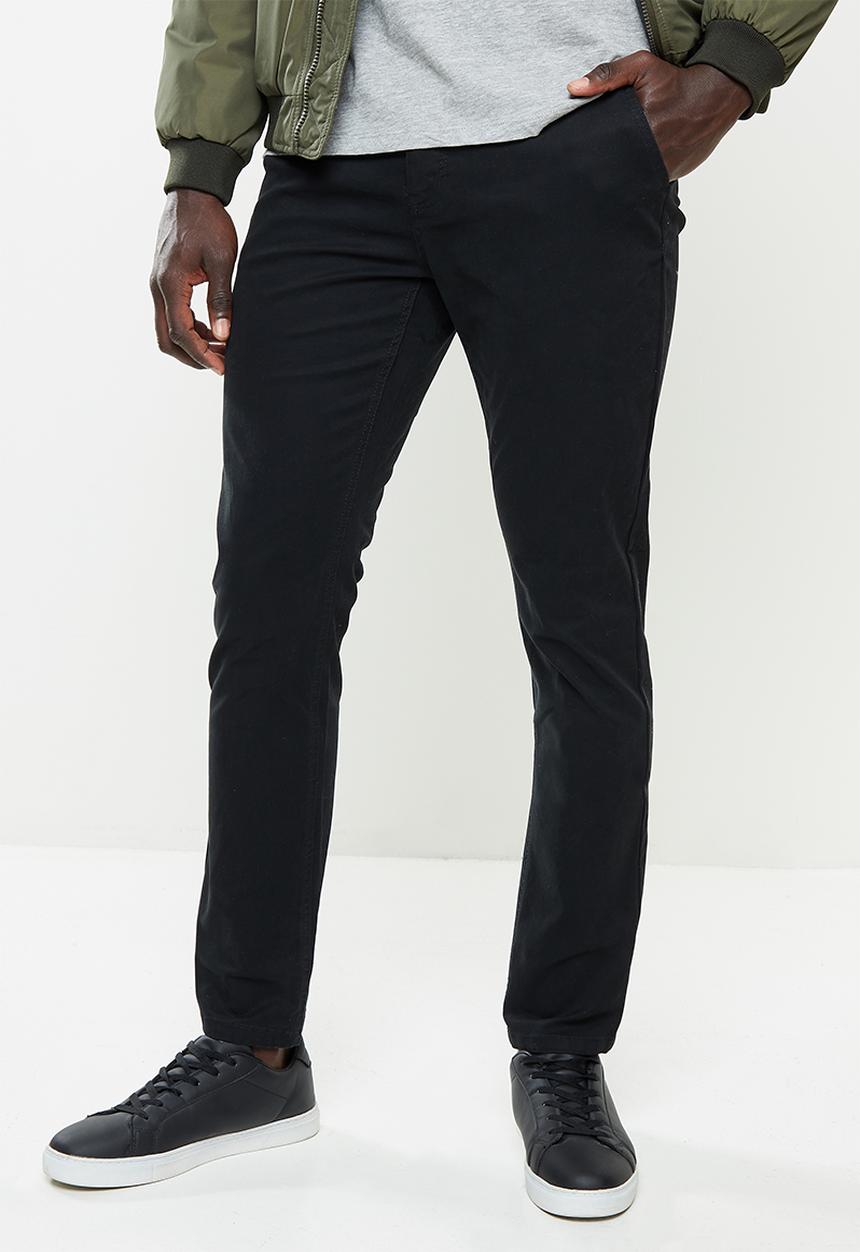 Valenta - Luna classic chinos - black