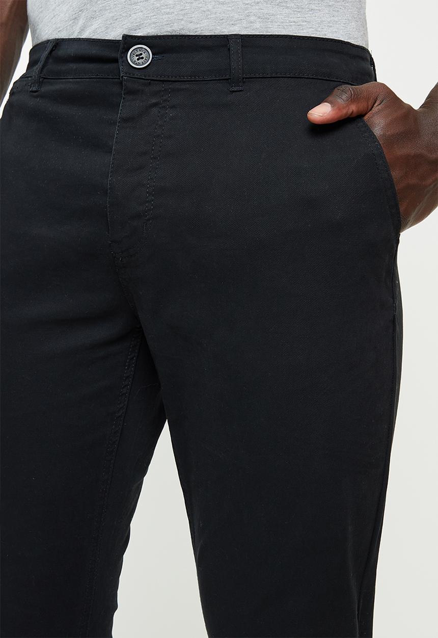 Valenta - Luna classic chinos - black