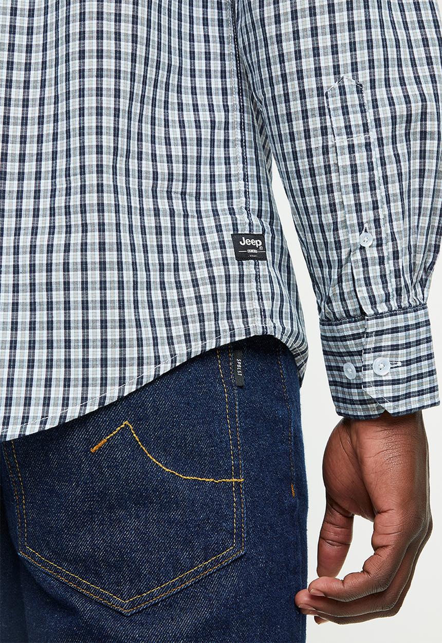 JEEP - Long sleeve yd check shirt - multi  