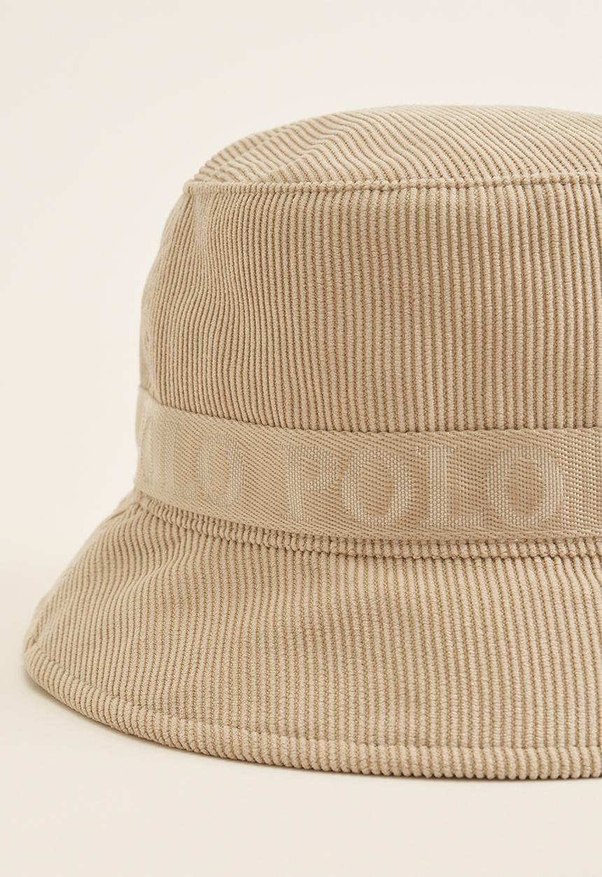POLO - Polo corduroy bucket - off-white