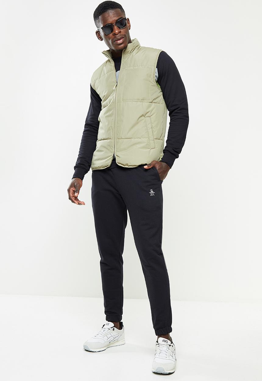 Original Penguin - Op fleece trackpant - true black