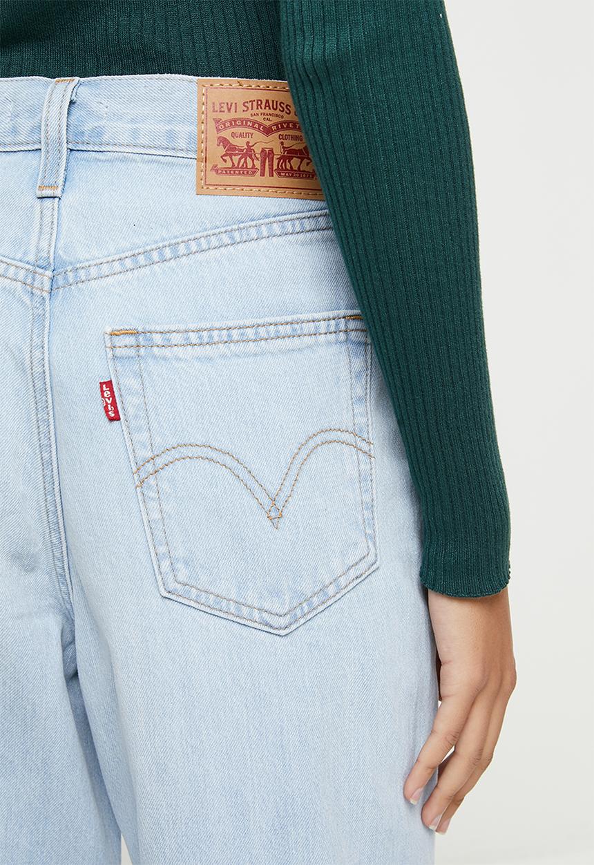 Levi’s® - High waisted straight joe flush - light blue