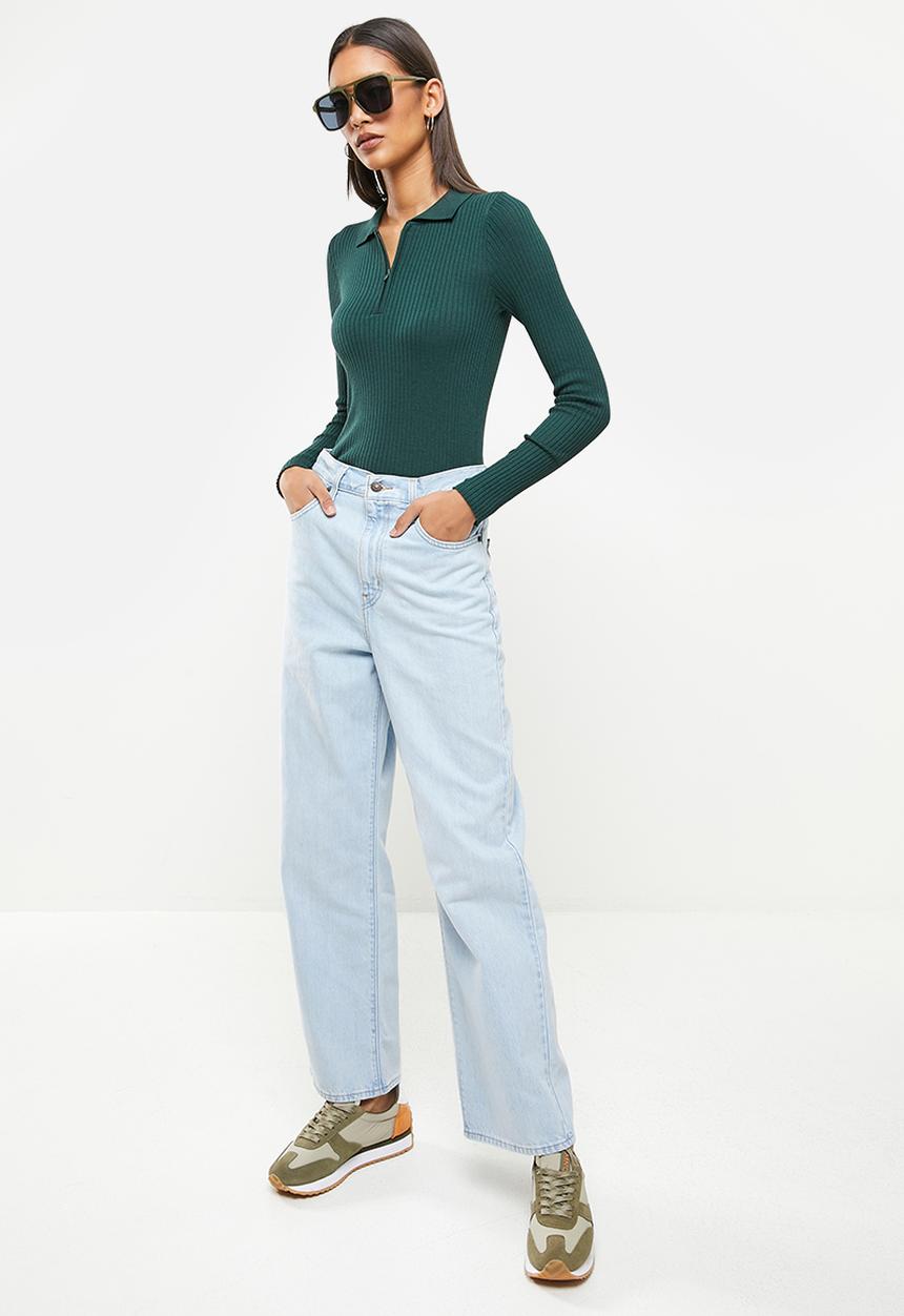 Levi’s® - High waisted straight joe flush - light blue