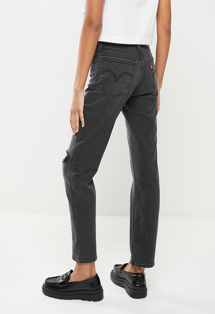 Levi’s® - Wedgie straight cut and dry jeans - black