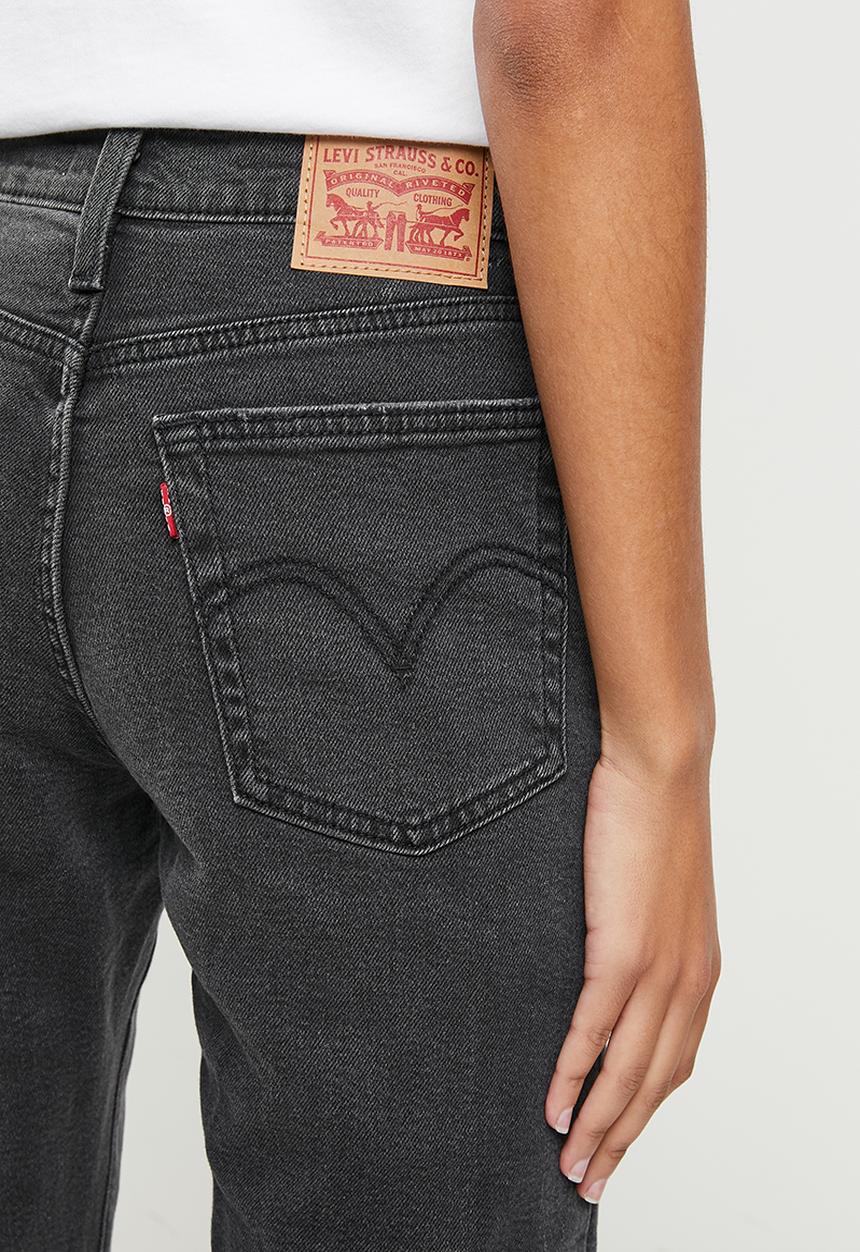 Levi’s® - Wedgie straight cut and dry jeans - black