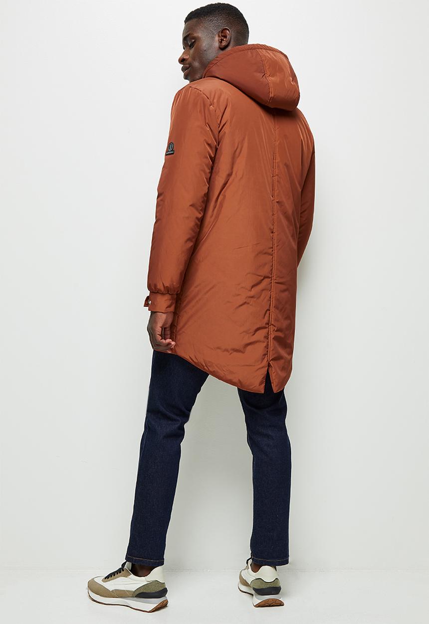 Lark & Crosse - Drak technical padded parka - Rust