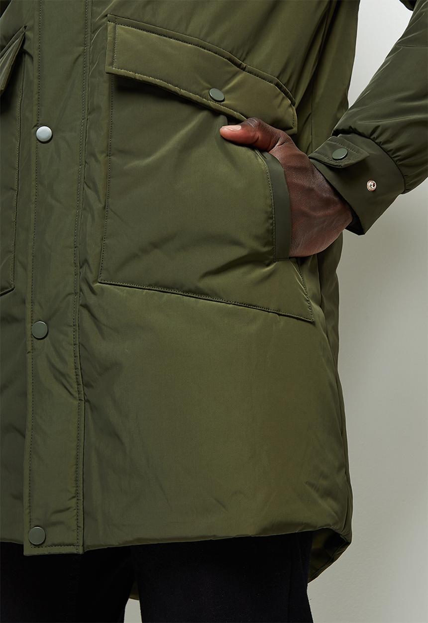 Lark & Crosse - Drak technical padded parka - khaki green