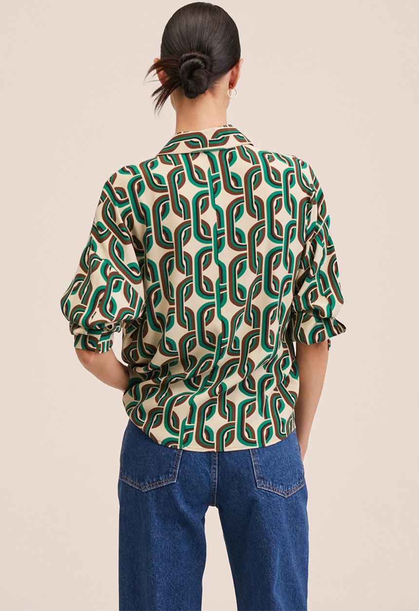 MANGO - Blouse cosima - light pastel green