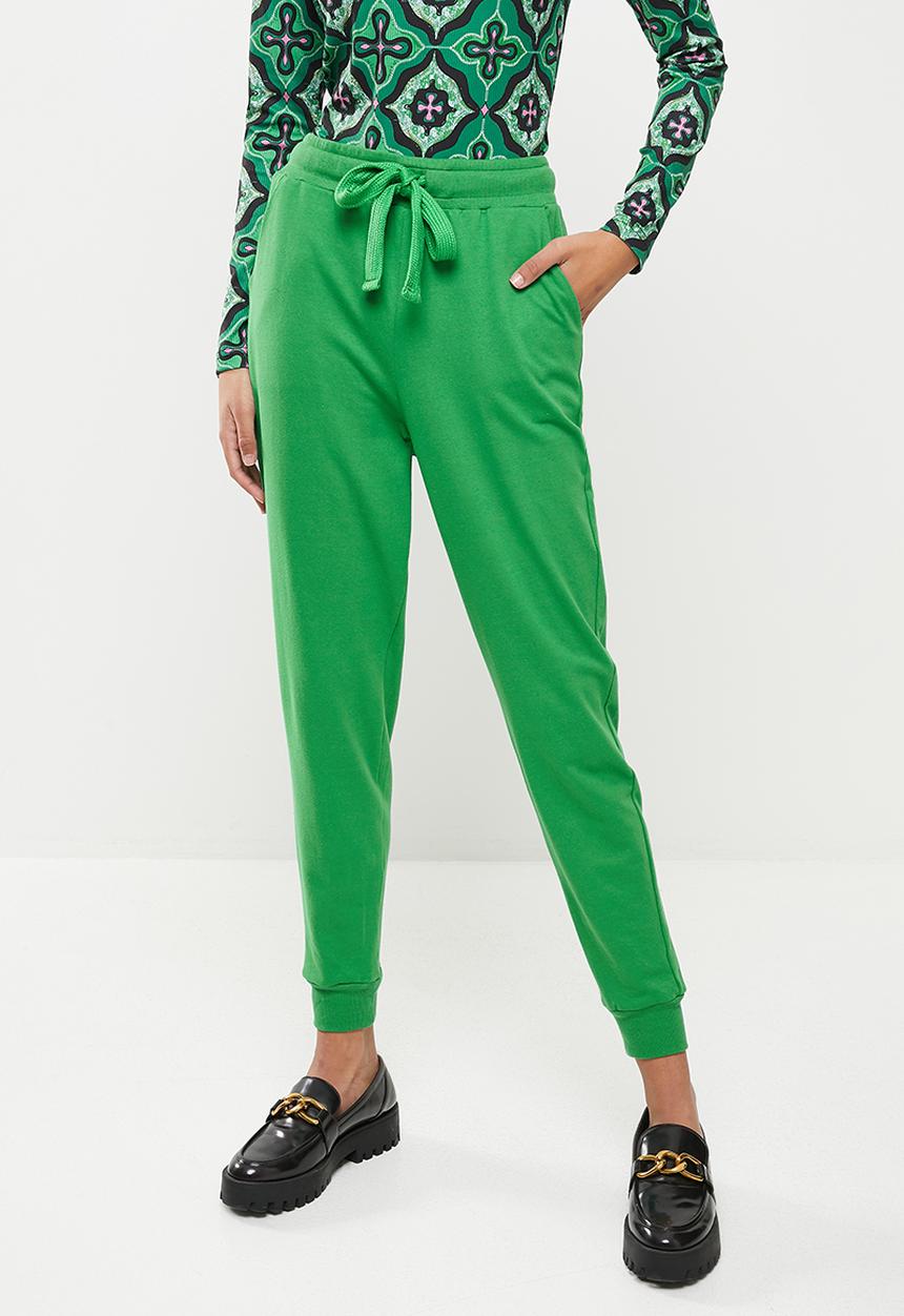 Me&B - Cotton fleece pants - green