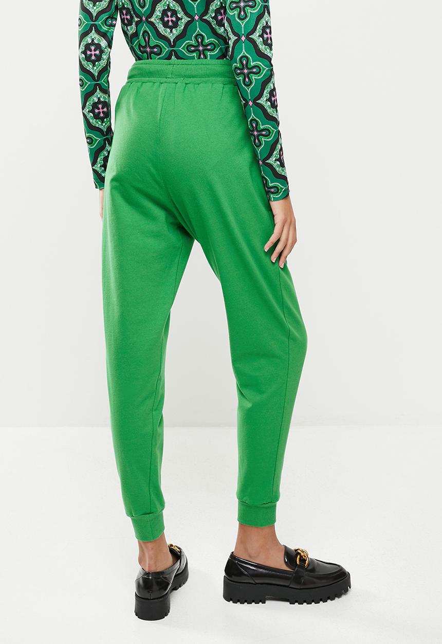 Me&B - Cotton fleece pants - green
