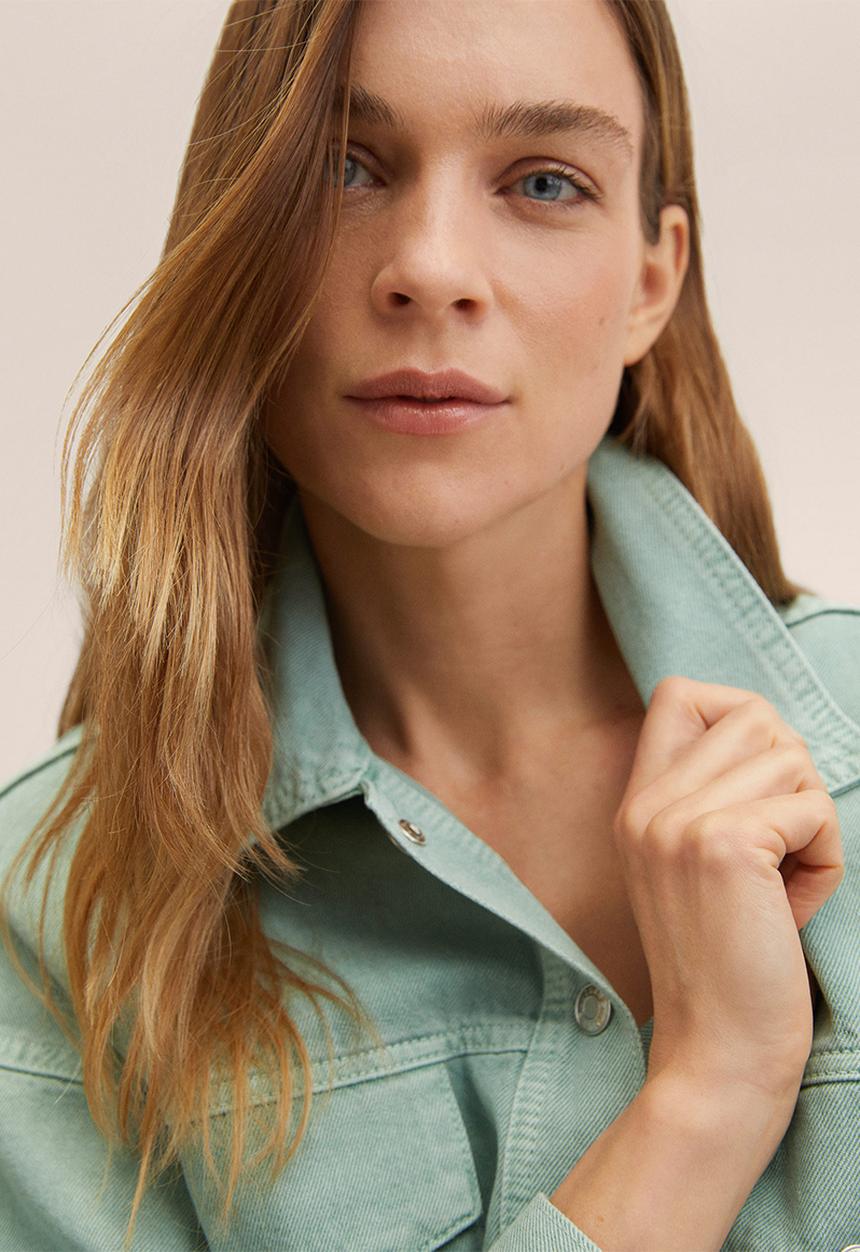 MANGO - Shirt aimee - aqua
