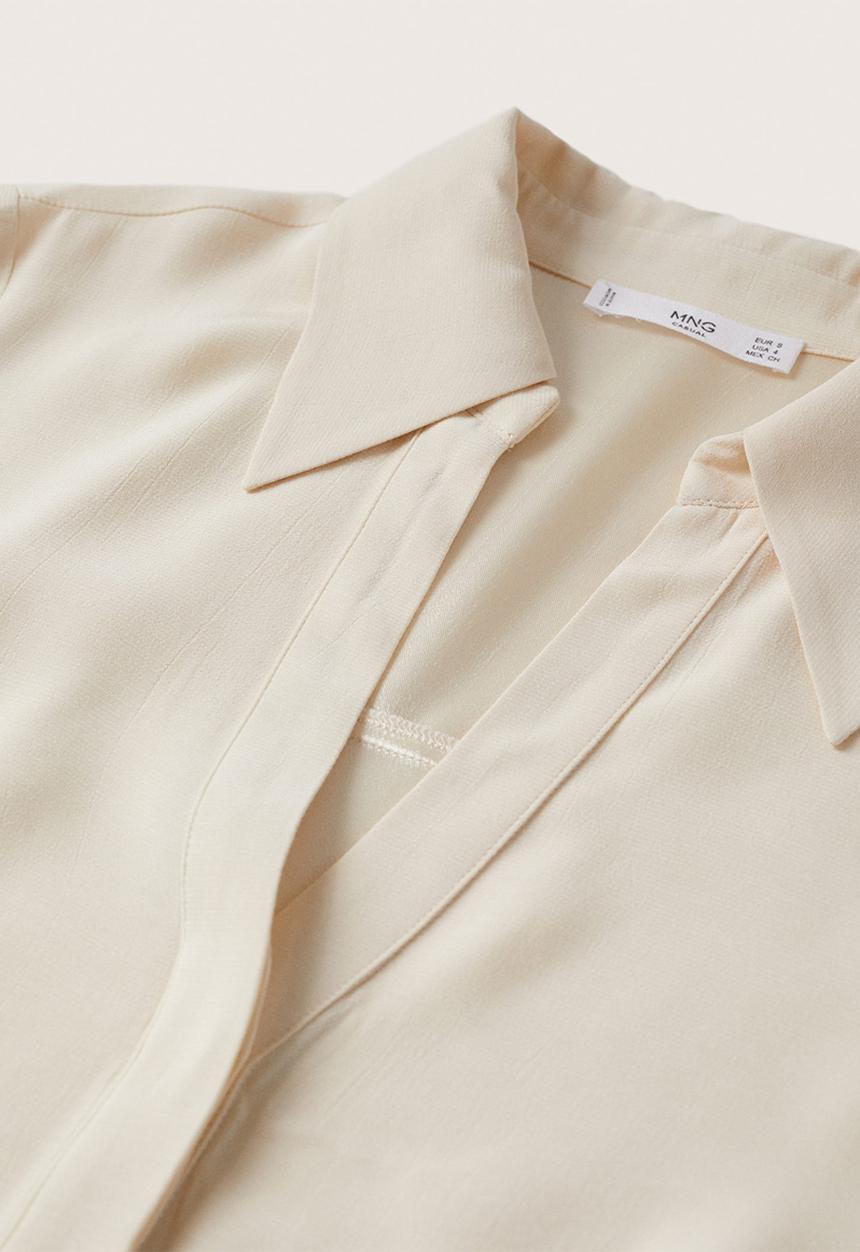 MANGO - Shirt eight - light beige