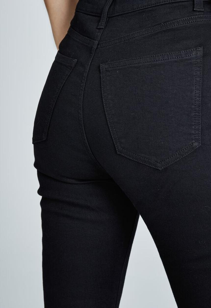 Cotton On - High rise cropped skinny jean - true black