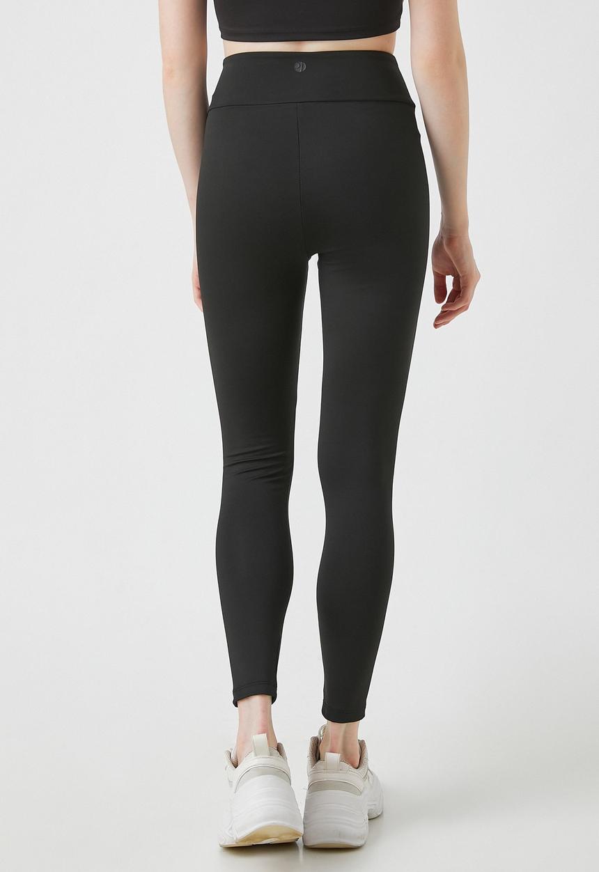Koton - Stitch detailed sport legging - black