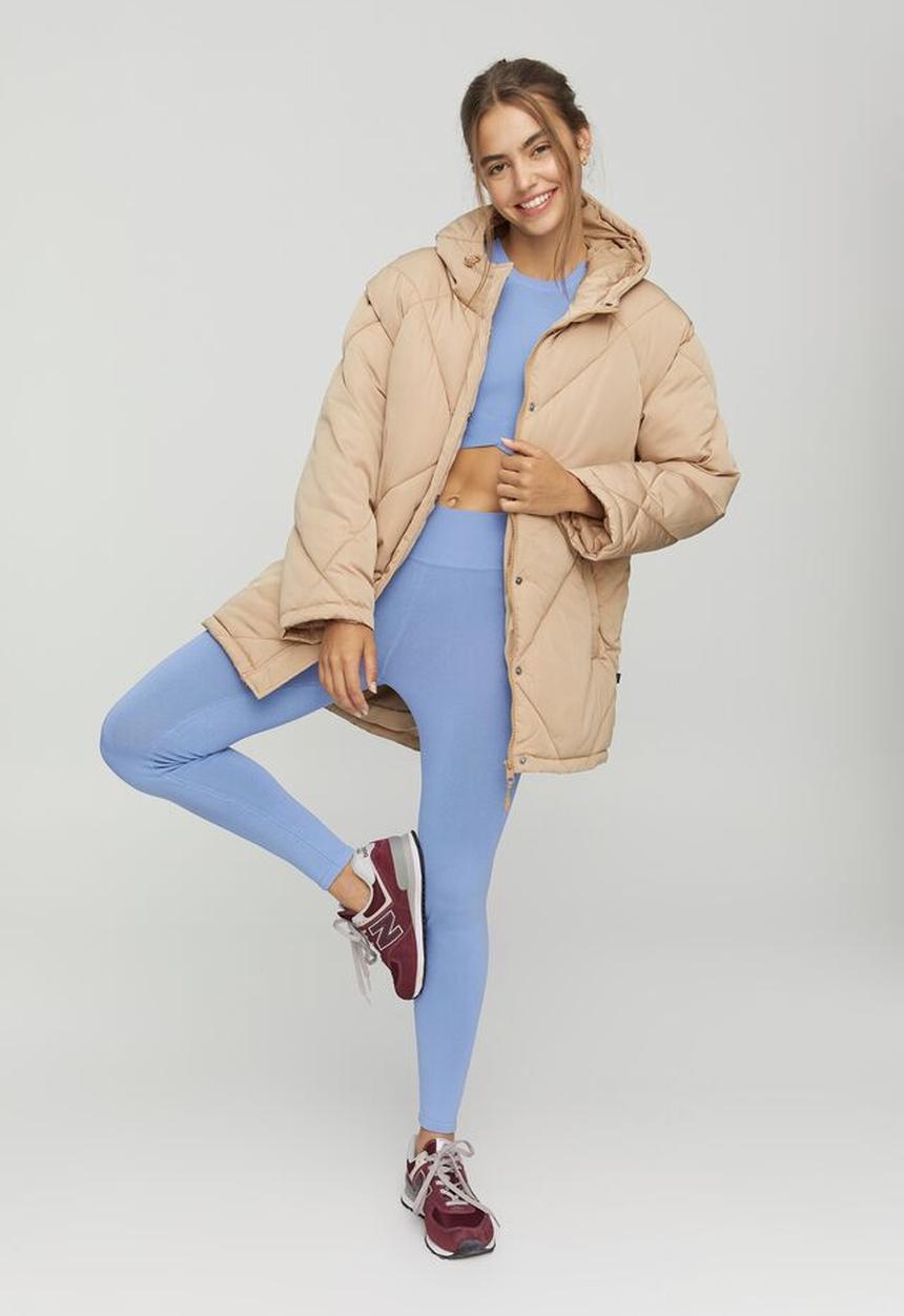 Cotton On - The recycled mid length mother puffer 2.0 - incense