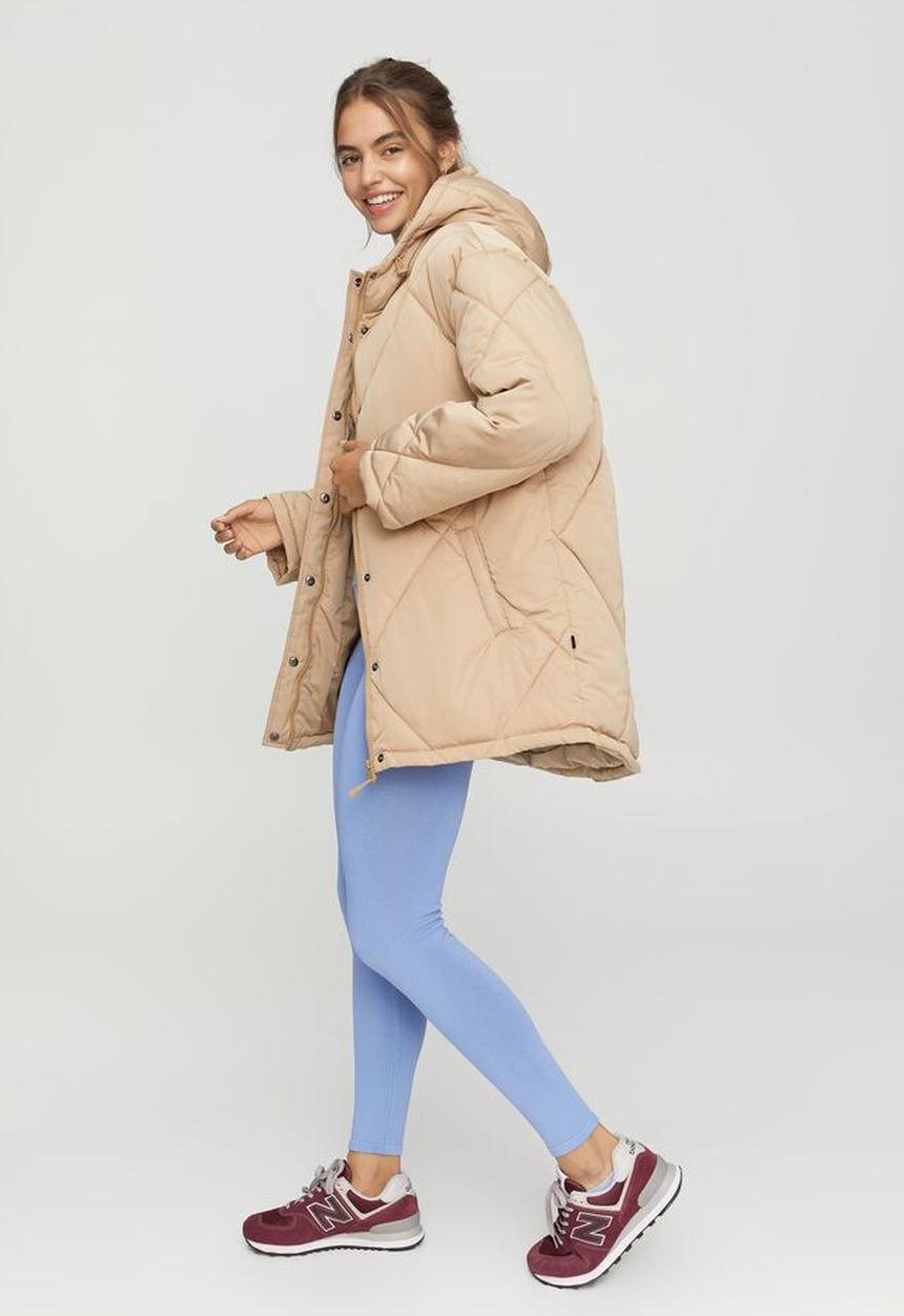 Cotton On - The recycled mid length mother puffer 2.0 - incense