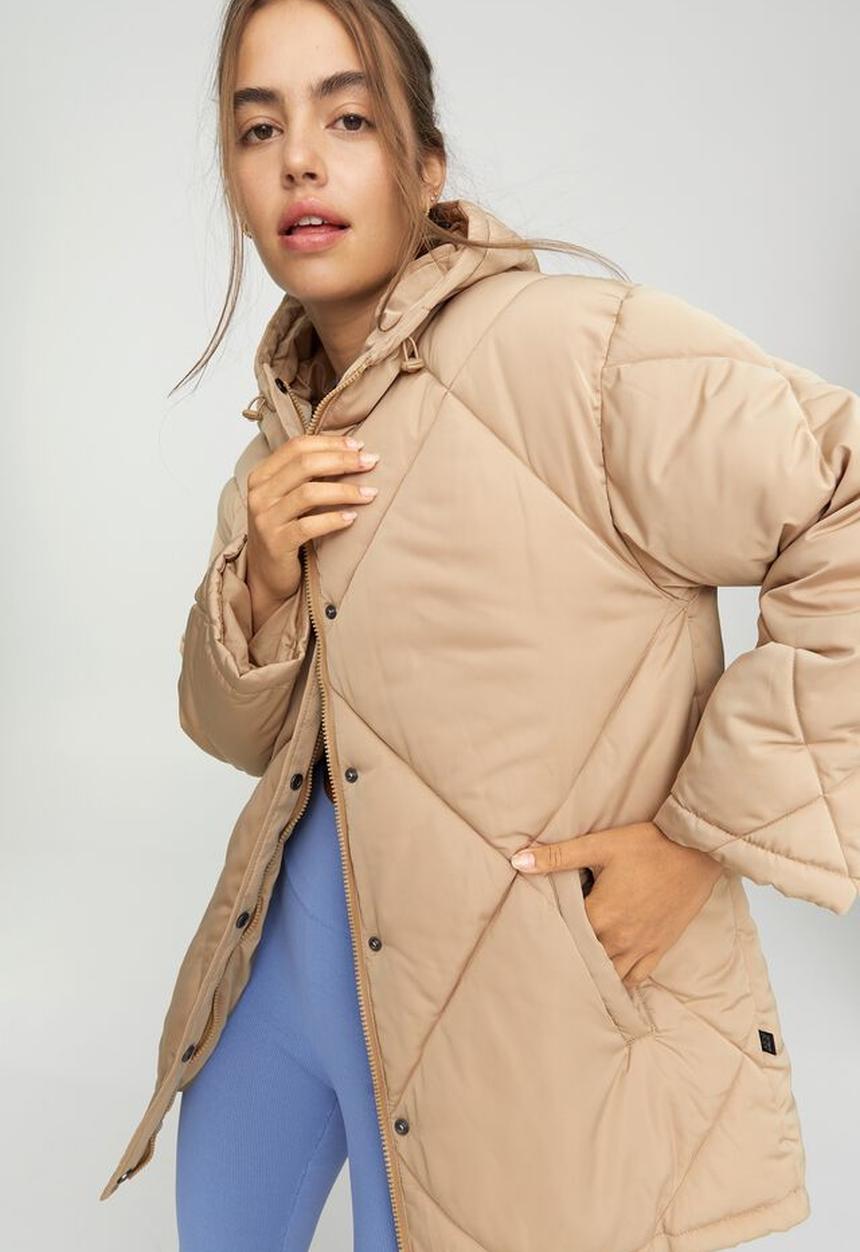Cotton On - The recycled mid length mother puffer 2.0 - incense
