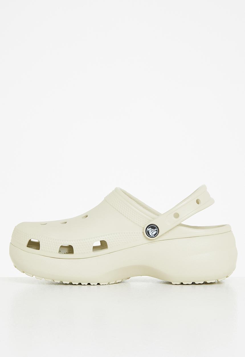 Crocs - Classic platform clog w - bone