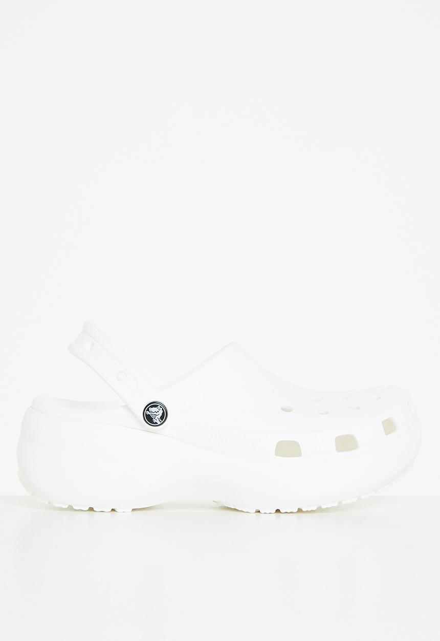 Crocs - Classic platform clog w - white