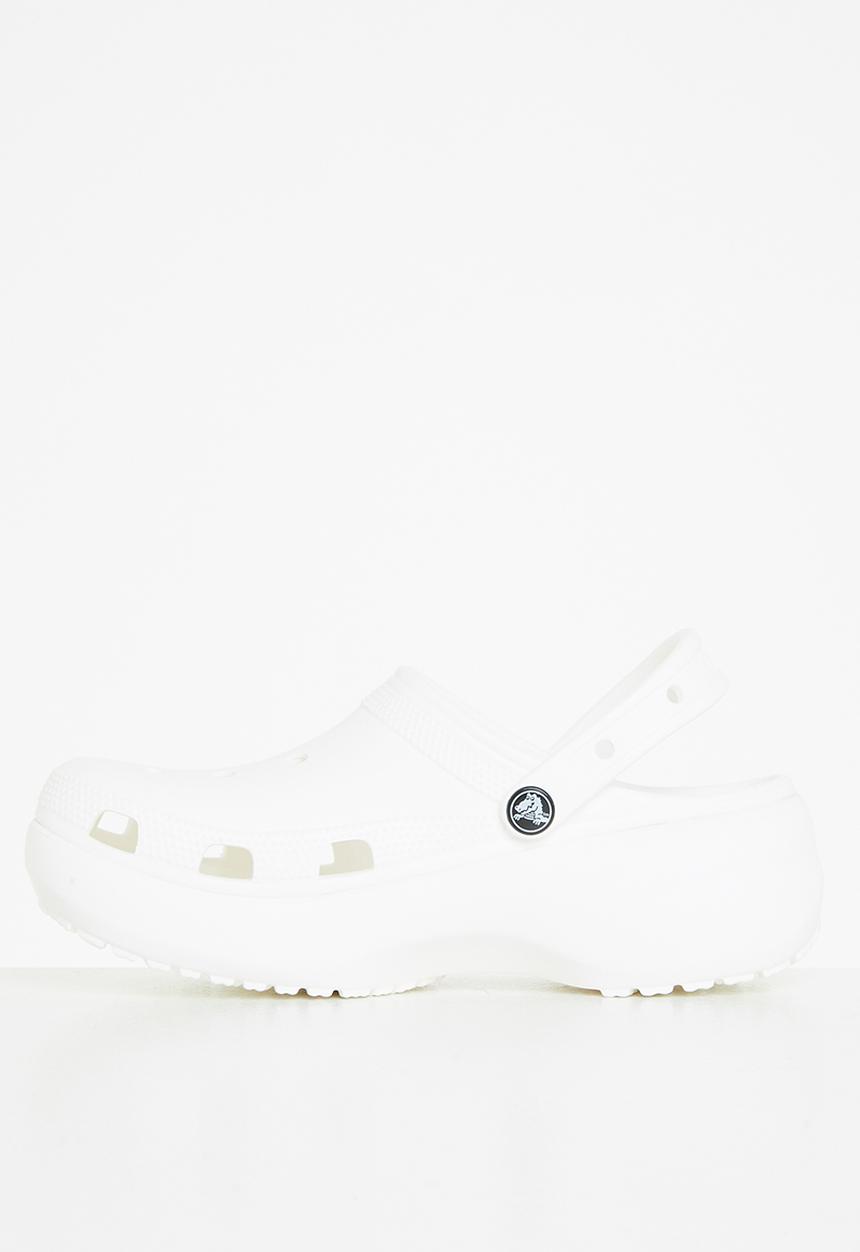 Crocs - Classic platform clog w - white