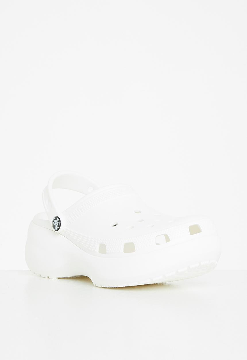 Crocs - Classic platform clog w - white