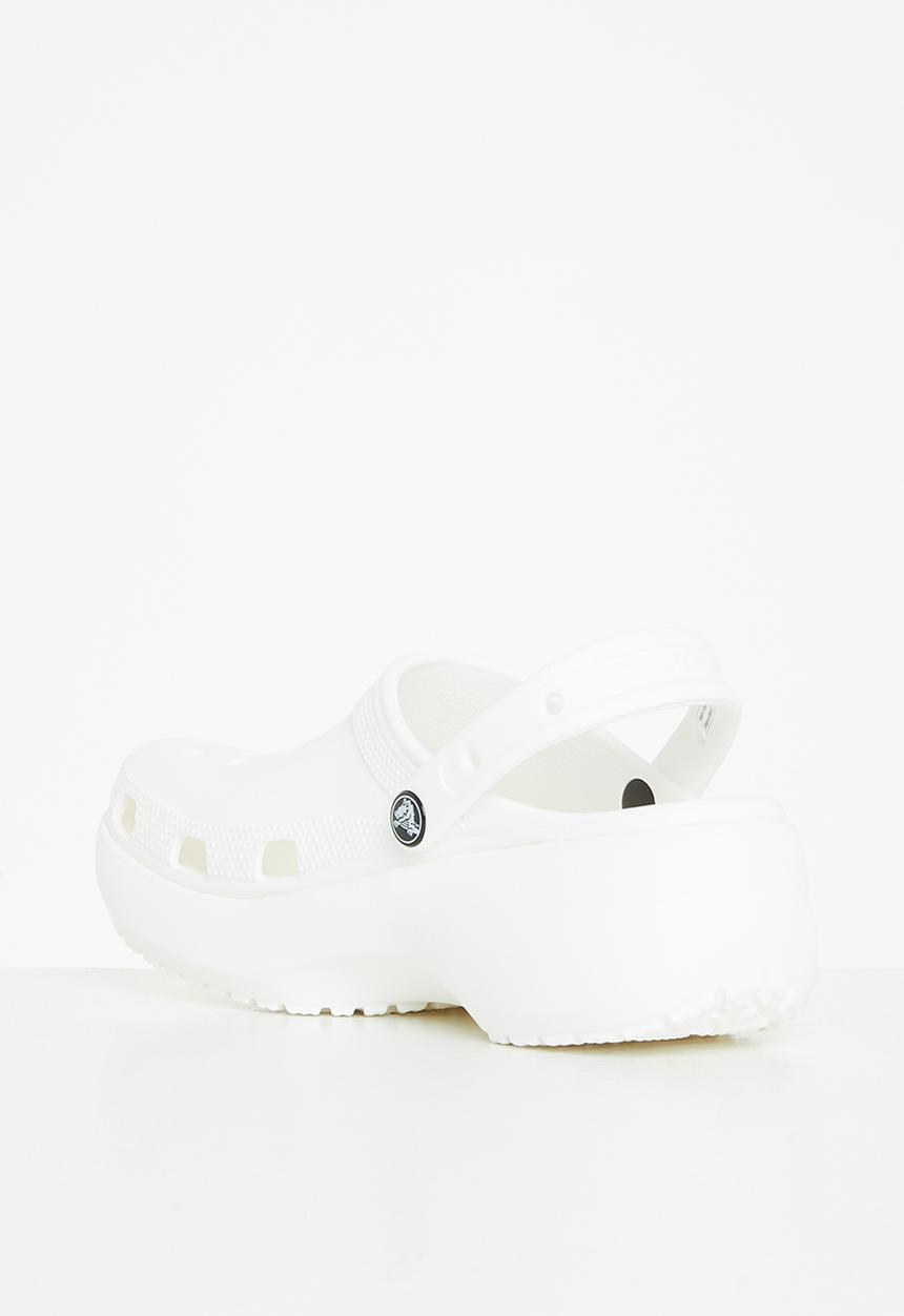 Crocs - Classic platform clog w - white