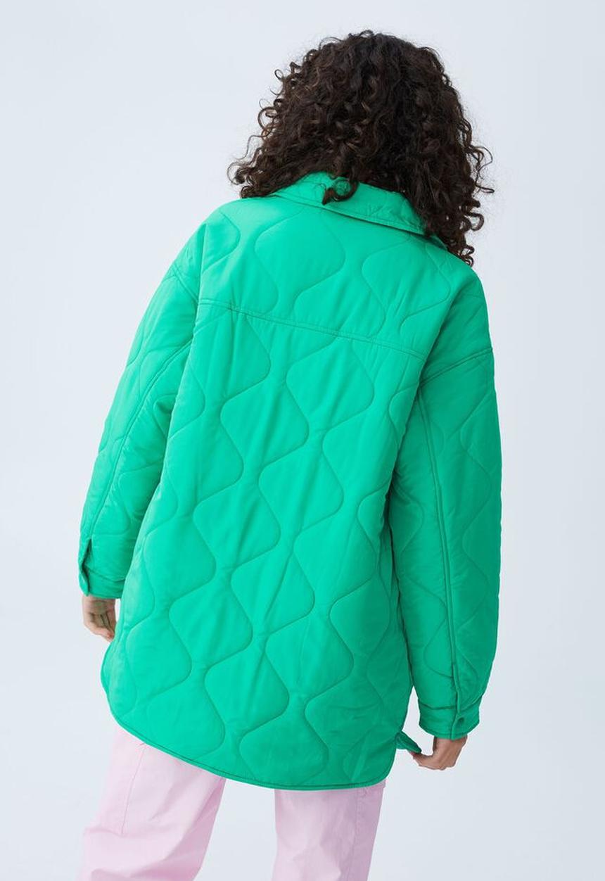 Cotton On - Quilted shacket - bright green