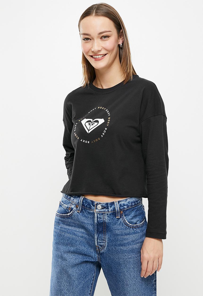 Roxy - Colors of autumn a long sleeve tee - black
