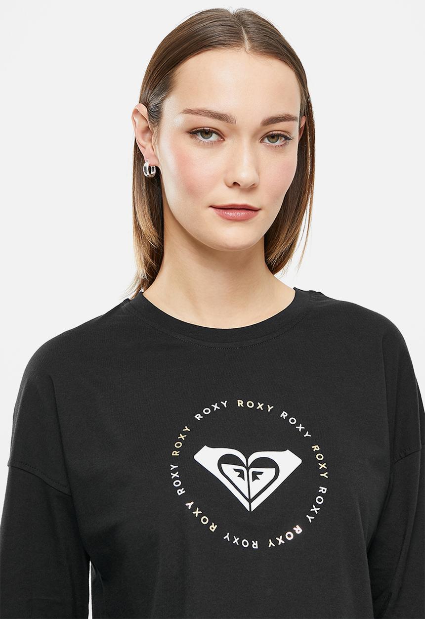 Roxy - Colors of autumn a long sleeve tee - black