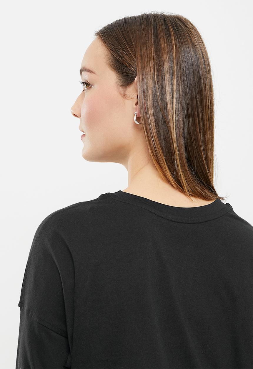 Roxy - Colors of autumn a long sleeve tee - black