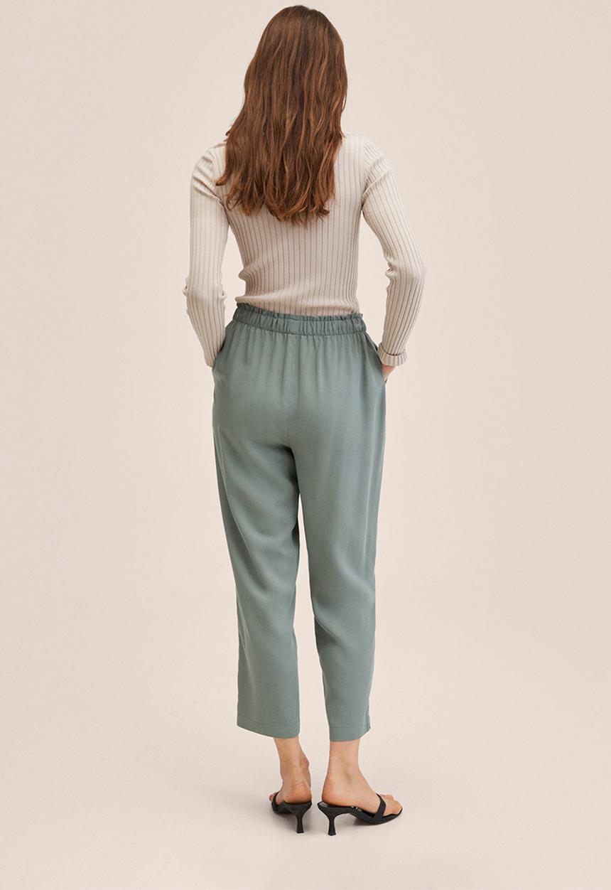 MANGO - Trousers fluido - beige/khaki