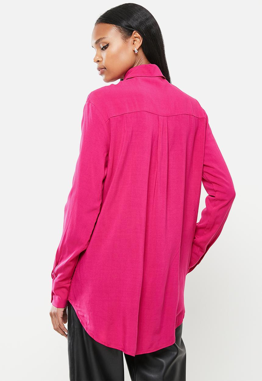 Me&B - High collar shirt - pink