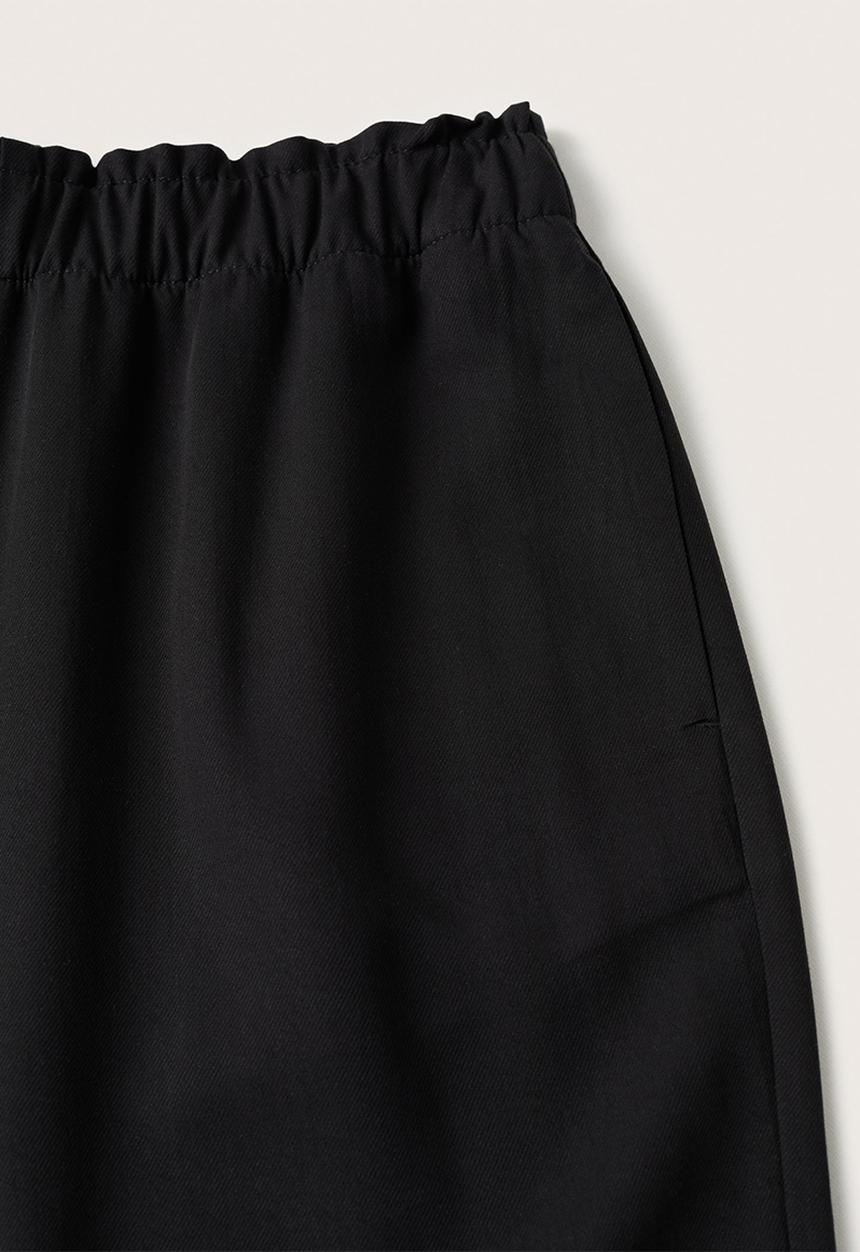 MANGO - Trousers fluido - black