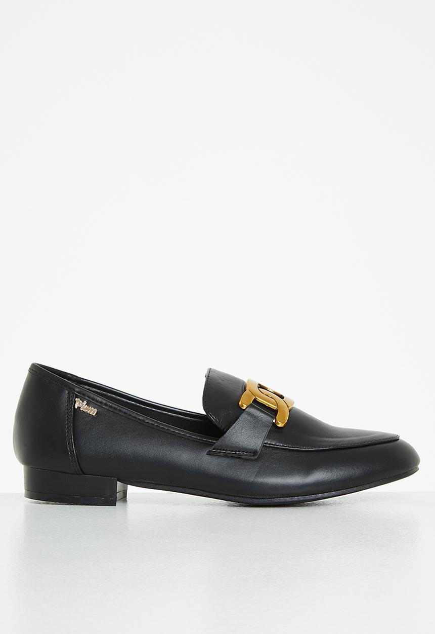 Plum - Harmony chain loafer - black 