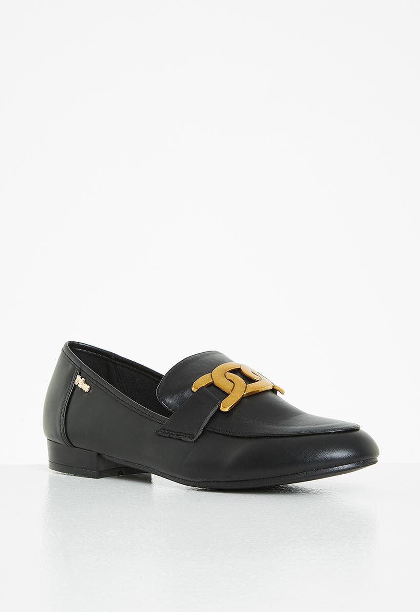 Plum - Harmony chain loafer - black 