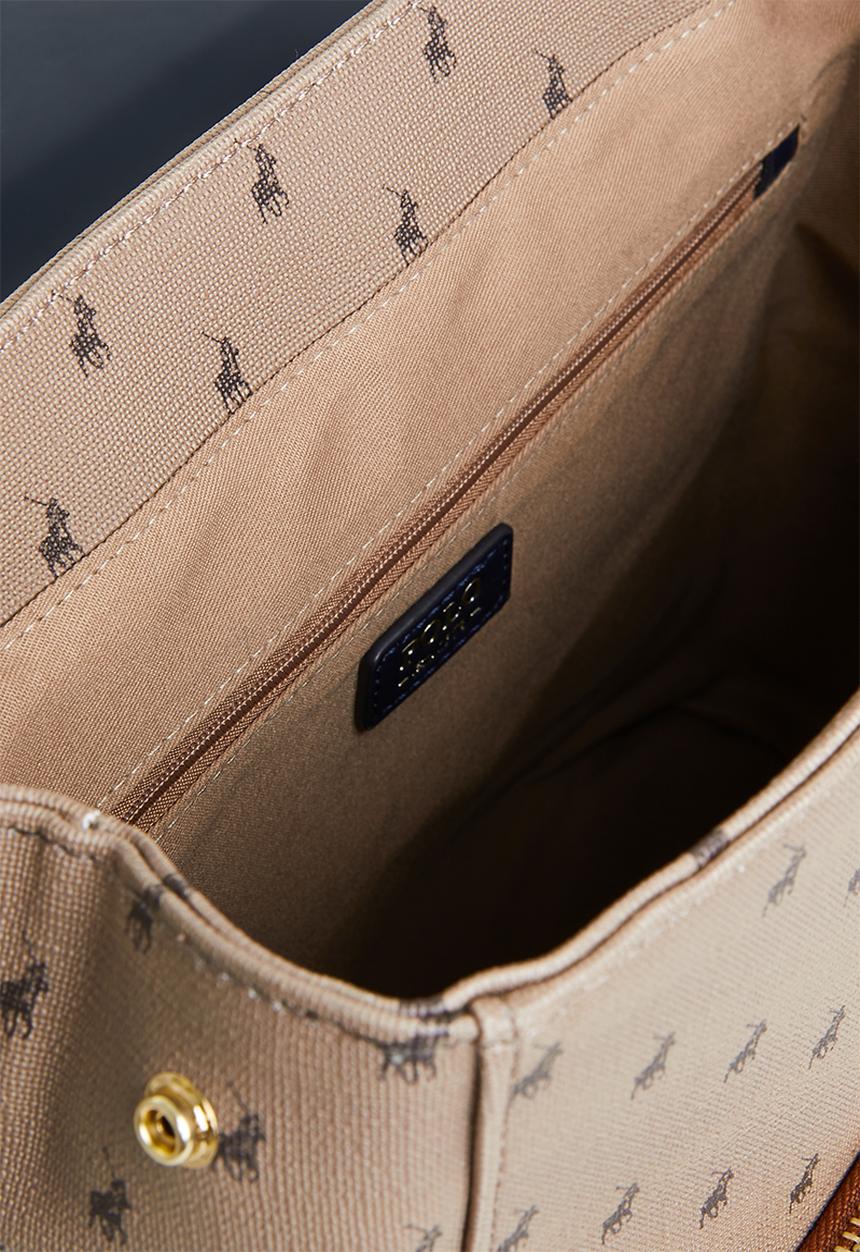 POLO - Colourblock backpack - camel
