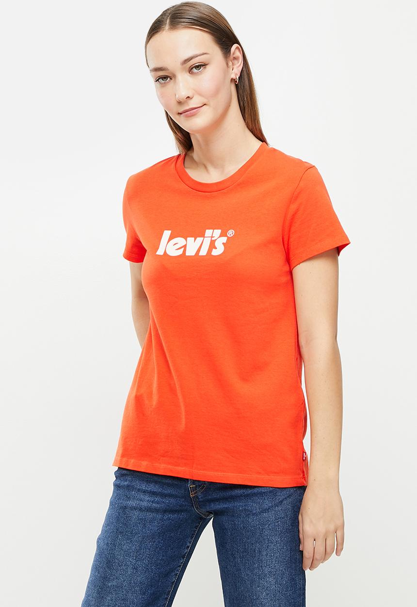 Levi’s® - The perfect tee poster logo - burnt orange