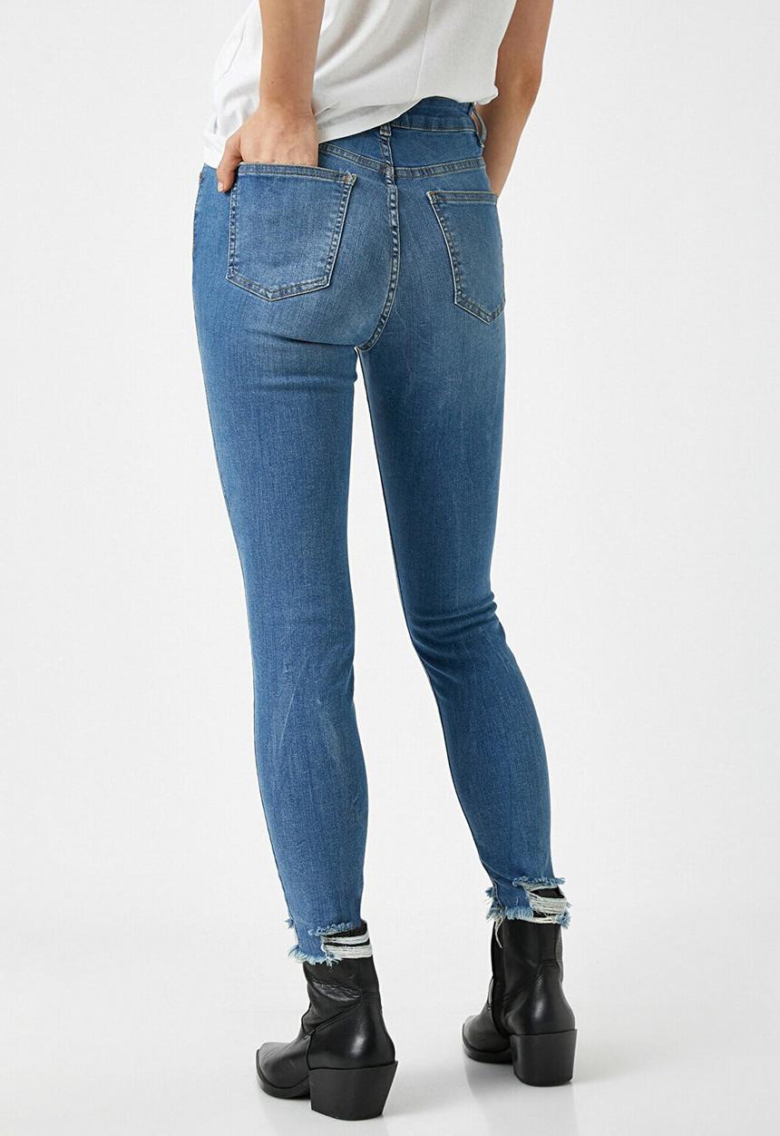 Koton - Skinny, carmen jeans - blue