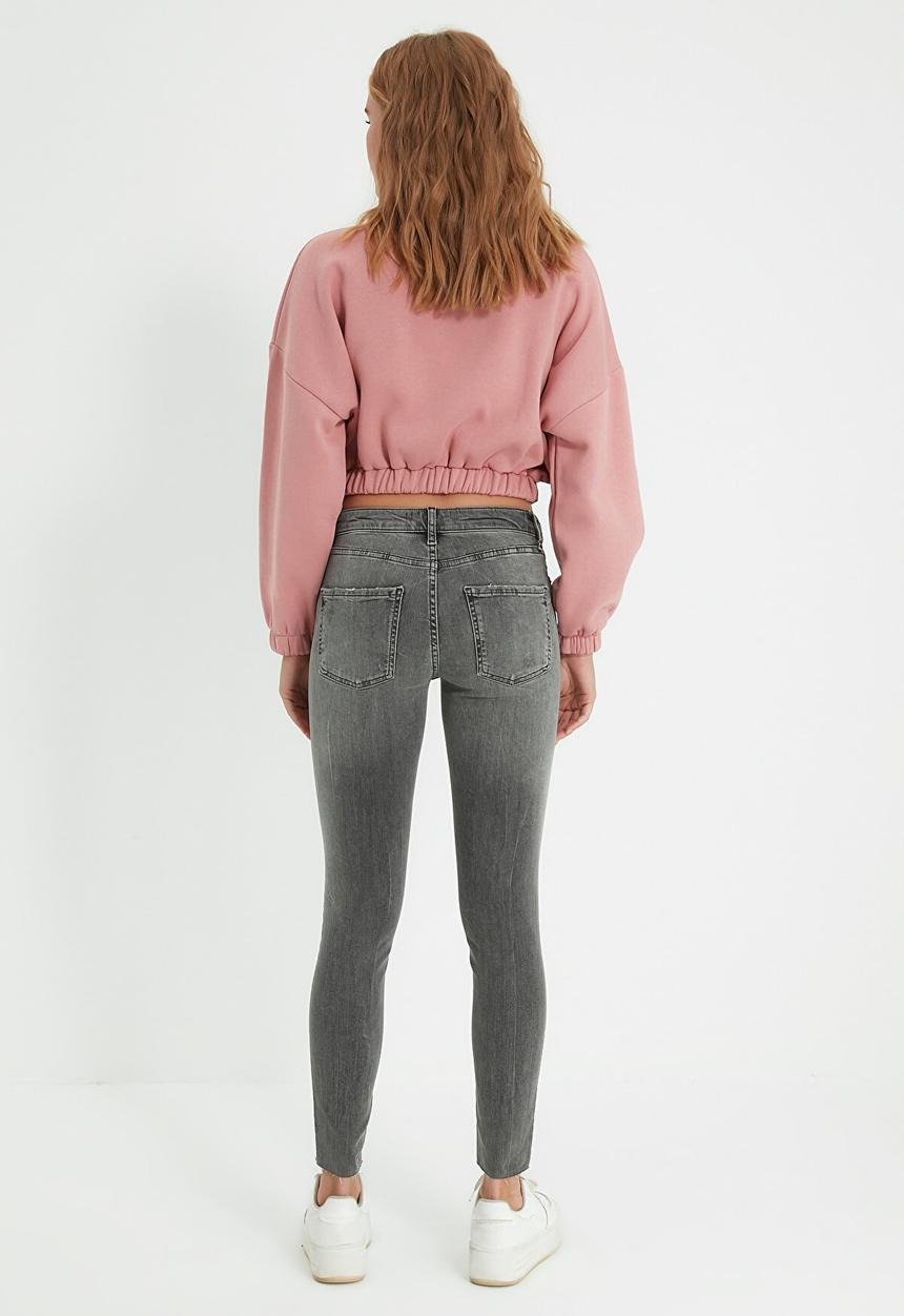 Trendyol - High waist skinny jeans  - black