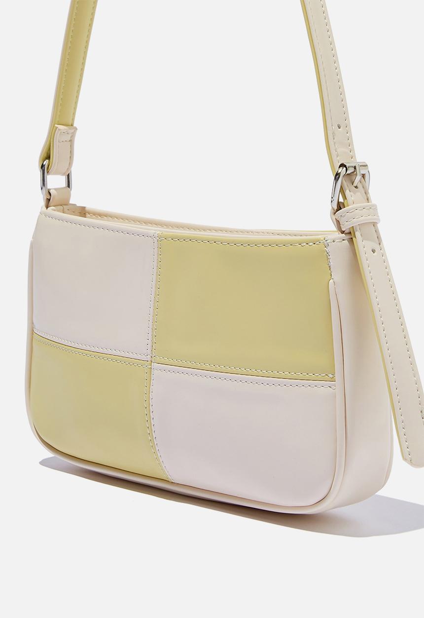 Rubi - Lexi underarm bag - green patchwork