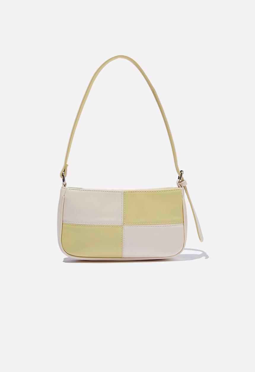 Rubi - Lexi underarm bag - green patchwork