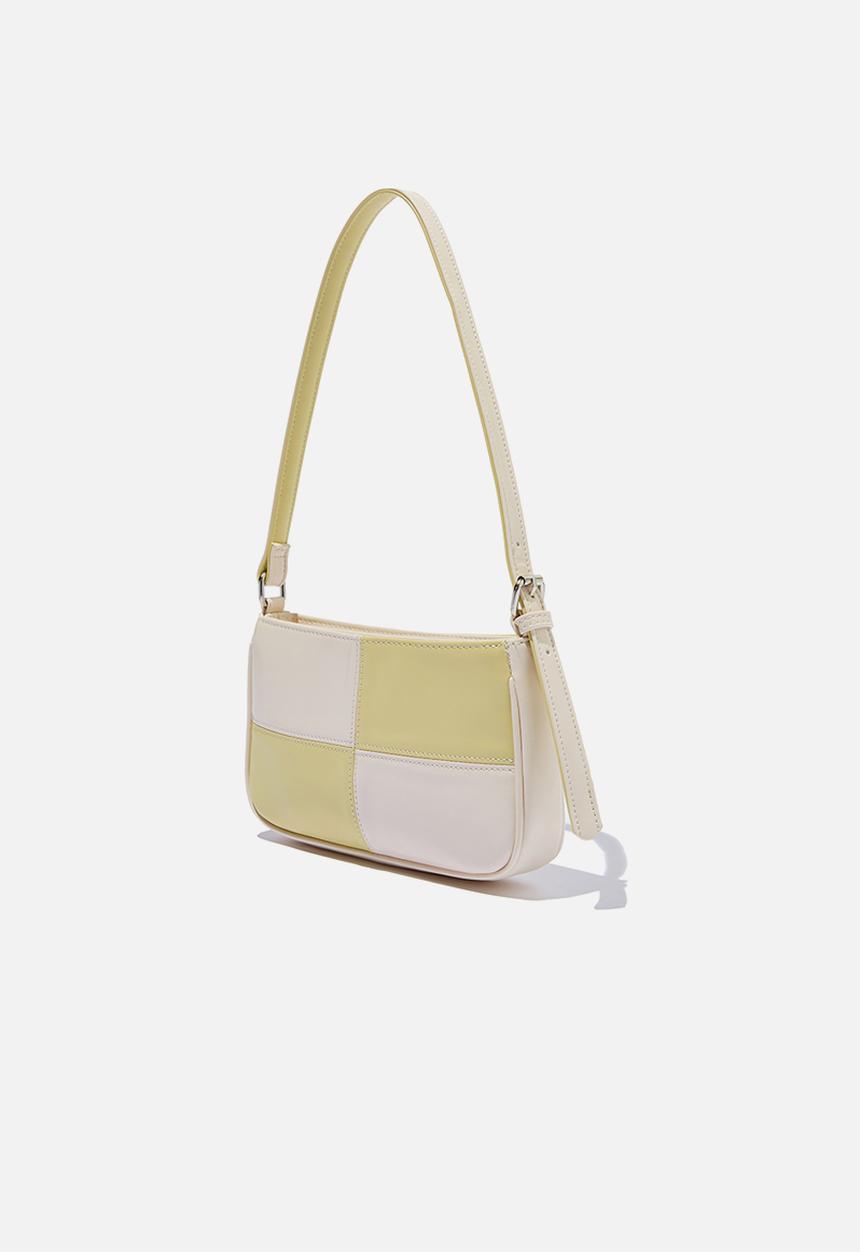 Rubi - Lexi underarm bag - green patchwork